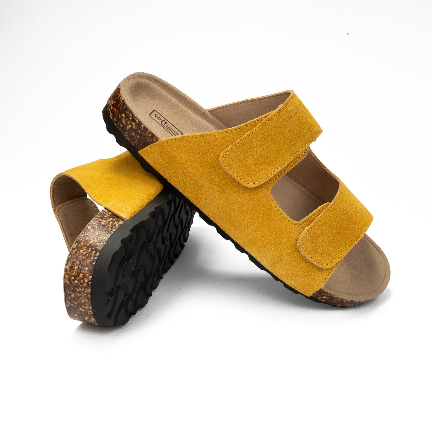 SoftStep Suede Slides