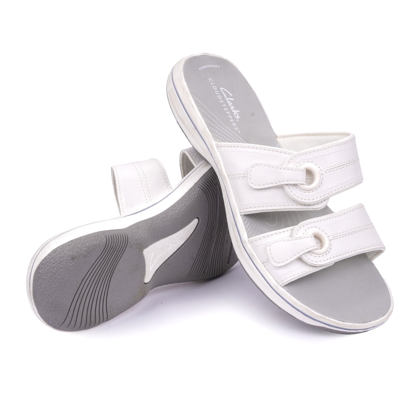 Cloudsteppers Adjustable White Slides