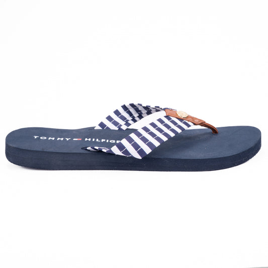 Tommy Hilfiger Striped Webbing Flip-Flops