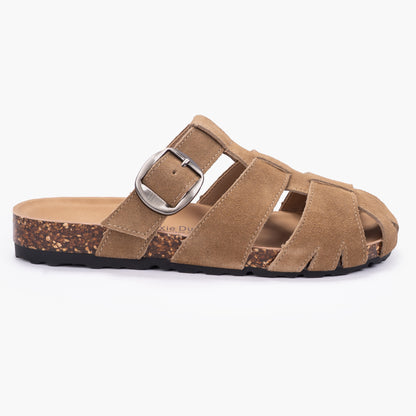 Suede Fisherman Sandals