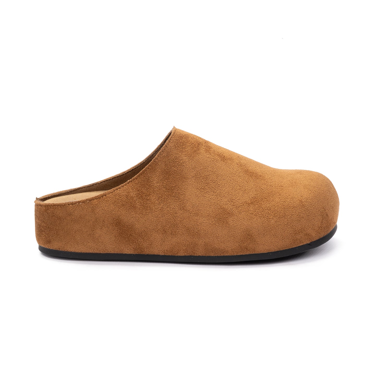 Minimalist Suede Platform Mules