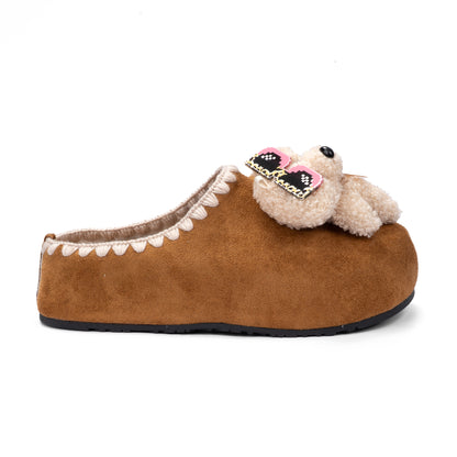 Teddy Bear Charm Mules