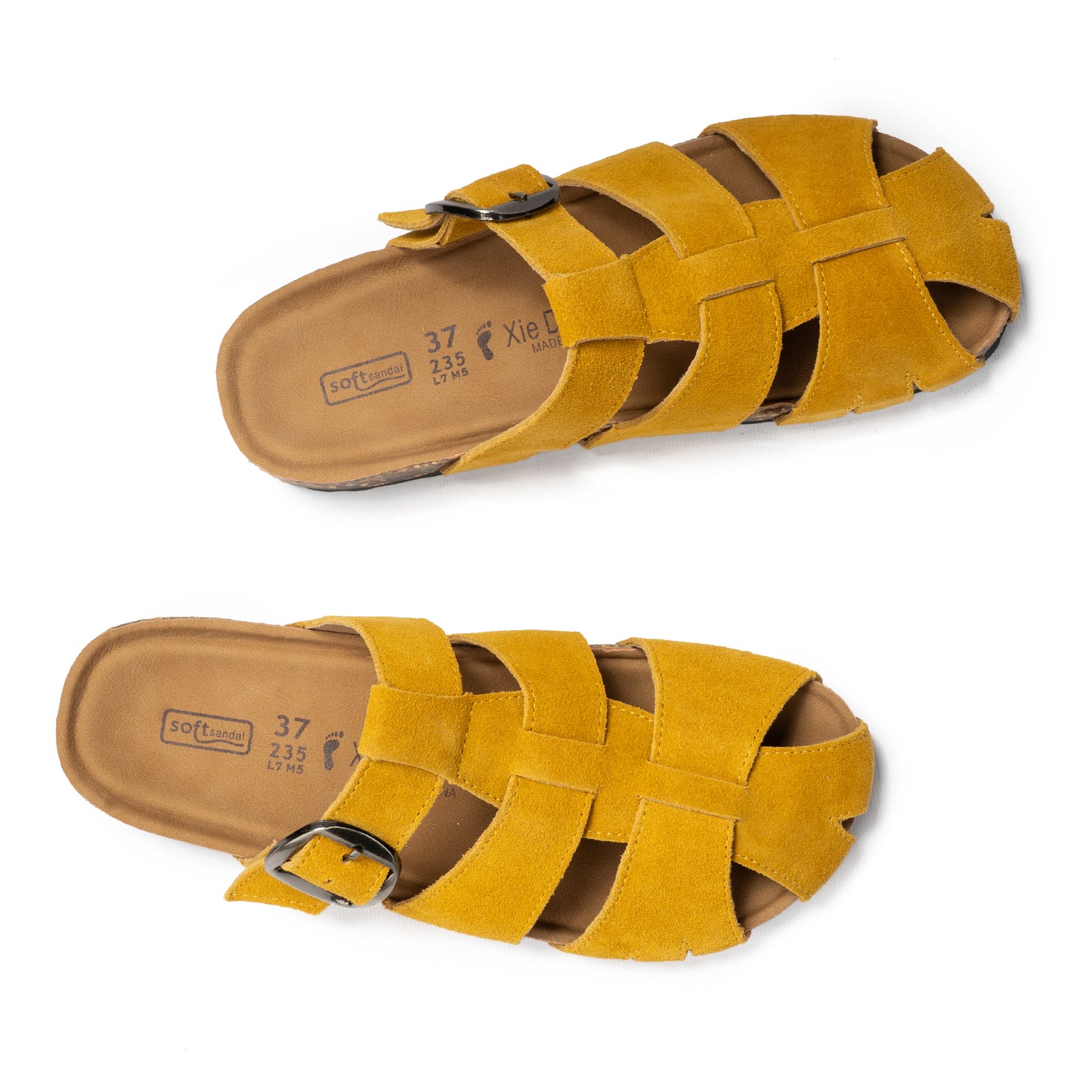 Suede Fisherman Sandals