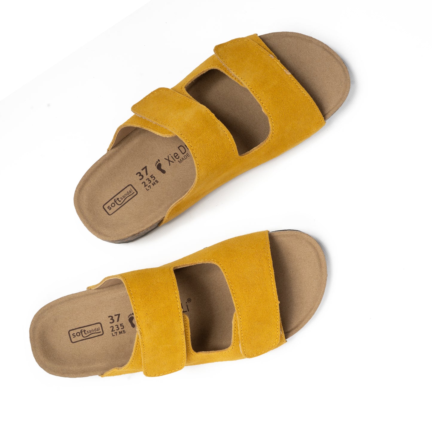 SoftStep Suede Slides