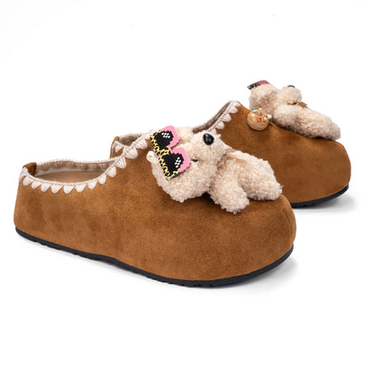 Teddy Bear Charm Mules