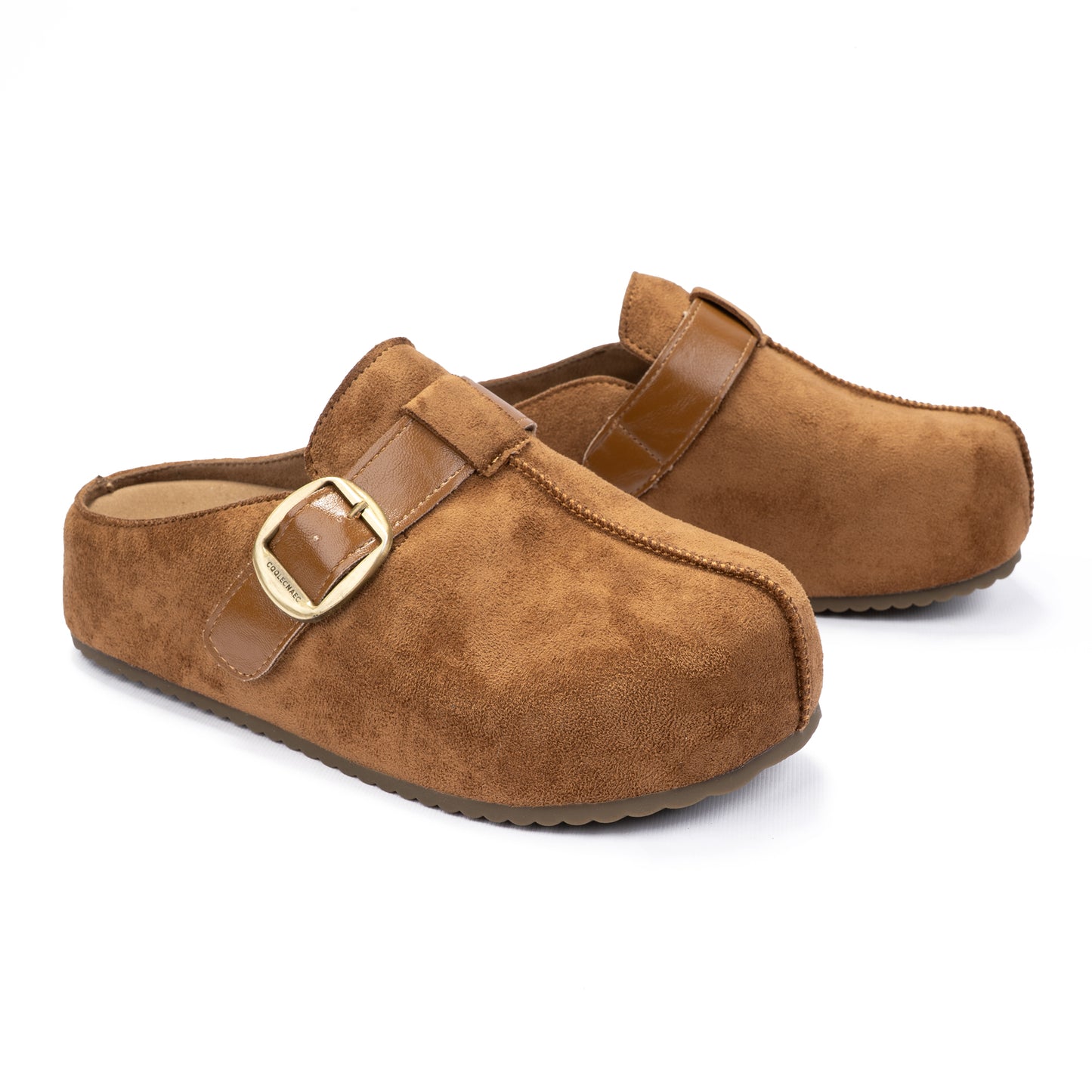 Suede Boston Clogs
