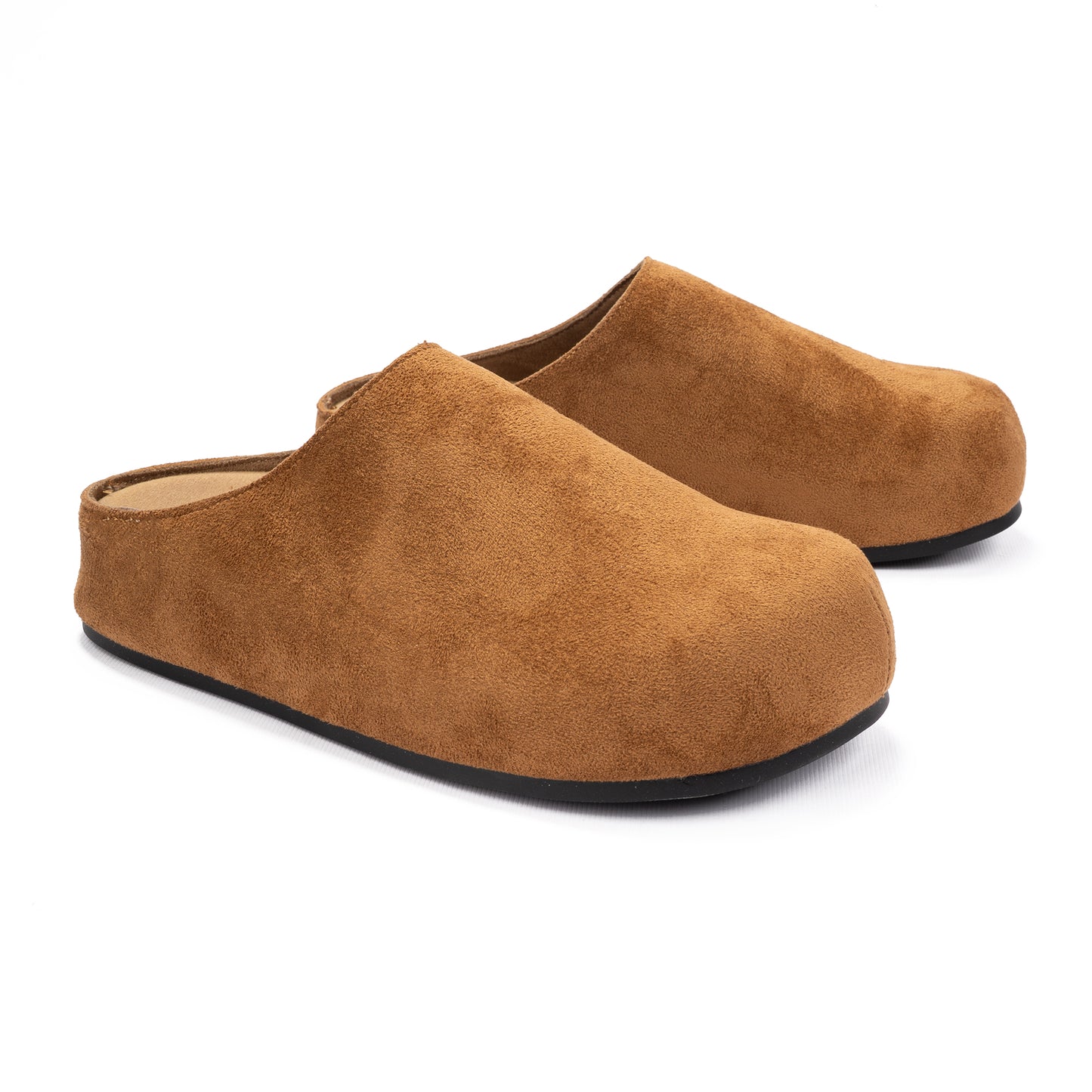 Minimalist Suede Platform Mules