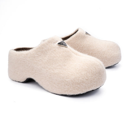 Cozy Teddy Mules