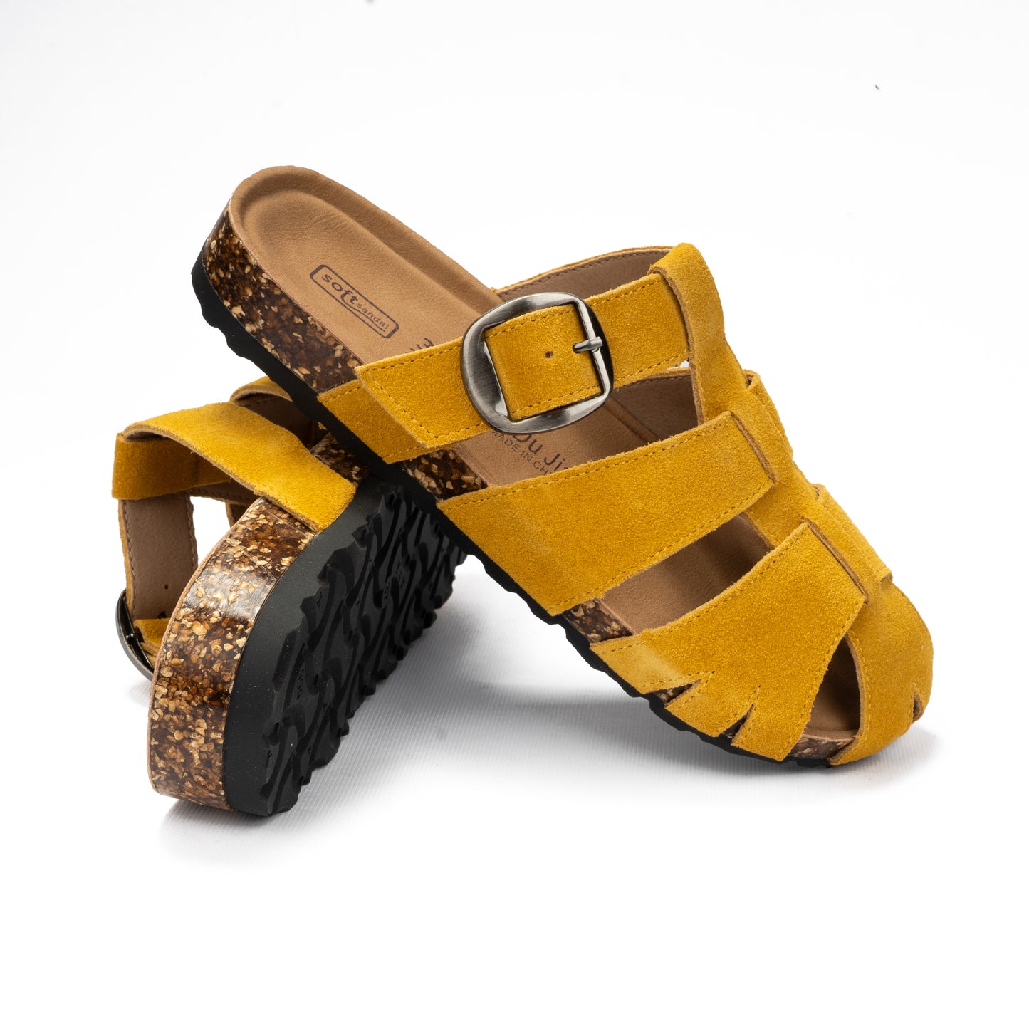 Suede Fisherman Sandals