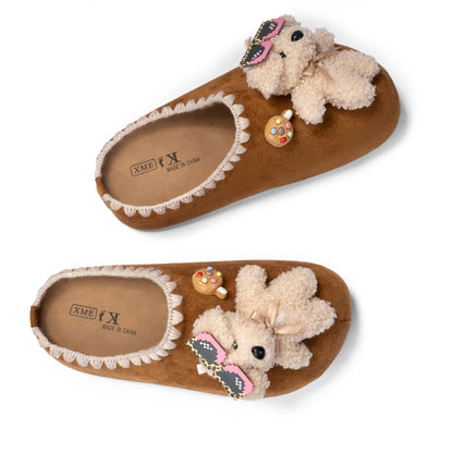 Teddy Bear Charm Mules
