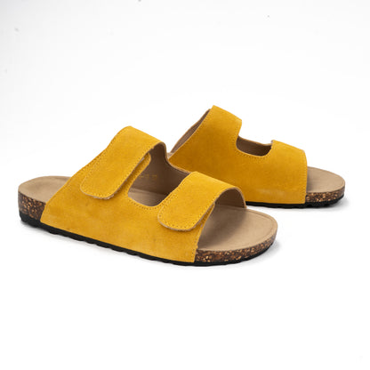 SoftStep Suede Slides