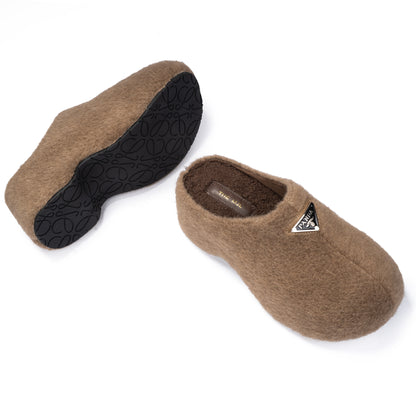 Cozy Teddy Mules