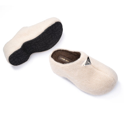 Cozy Teddy Mules