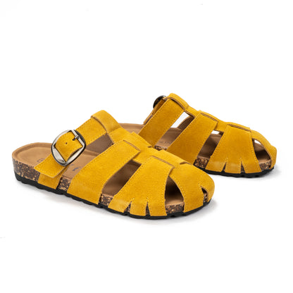 Suede Fisherman Sandals