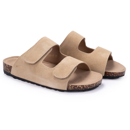 SoftStep Suede Slides