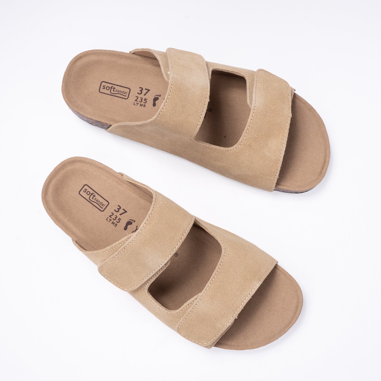 SoftStep Suede Slides