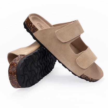 SoftStep Suede Slides