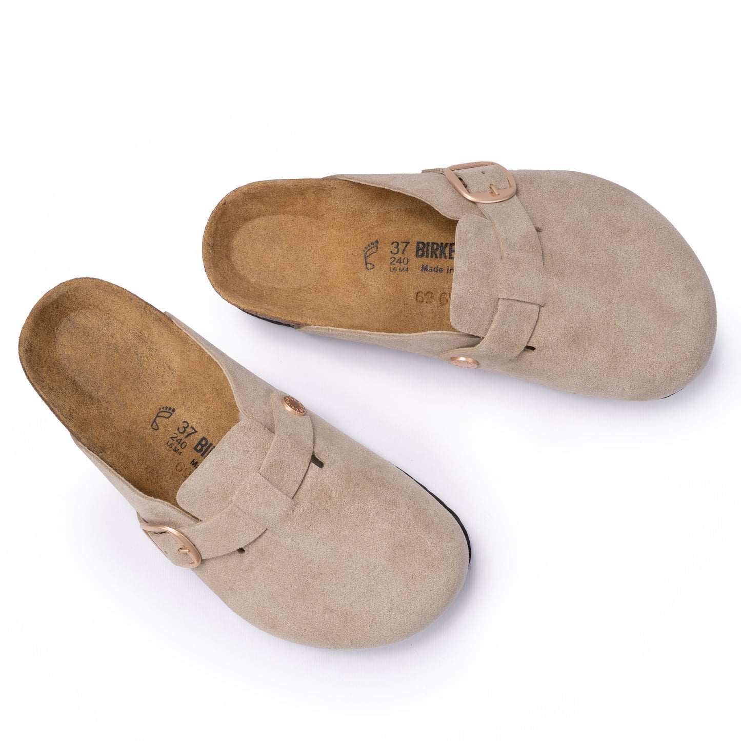 Birkenstock Boston Suede Classic Clogs