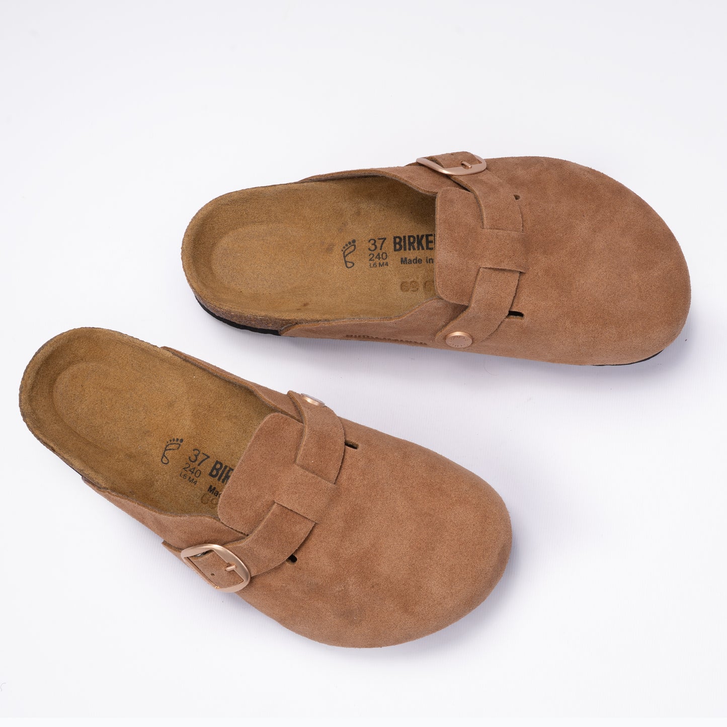 Birkenstock Boston Suede Classic Clogs