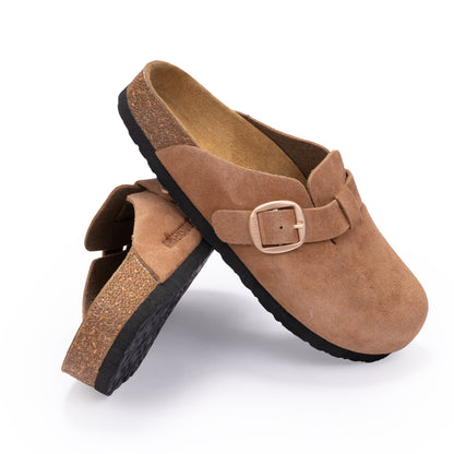 Birkenstock Boston Suede Classic Clogs