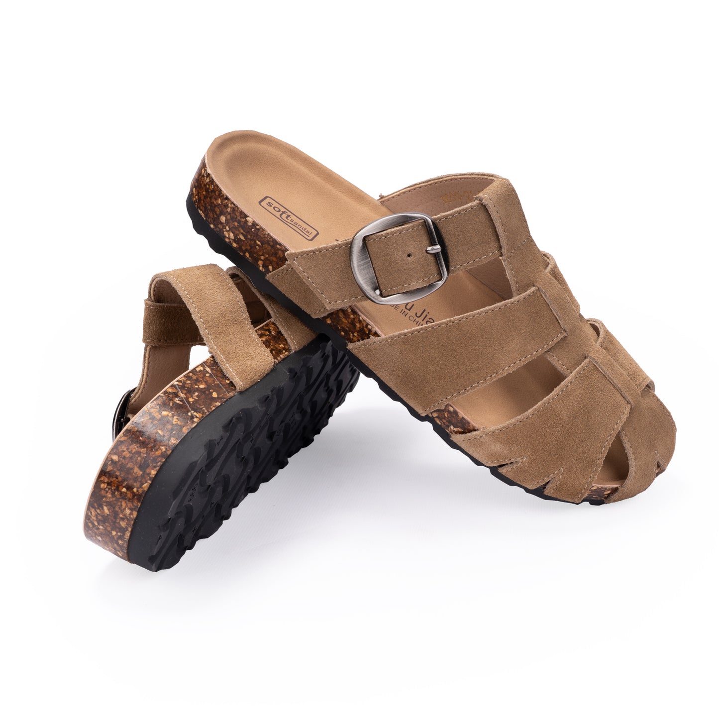 Suede Fisherman Sandals