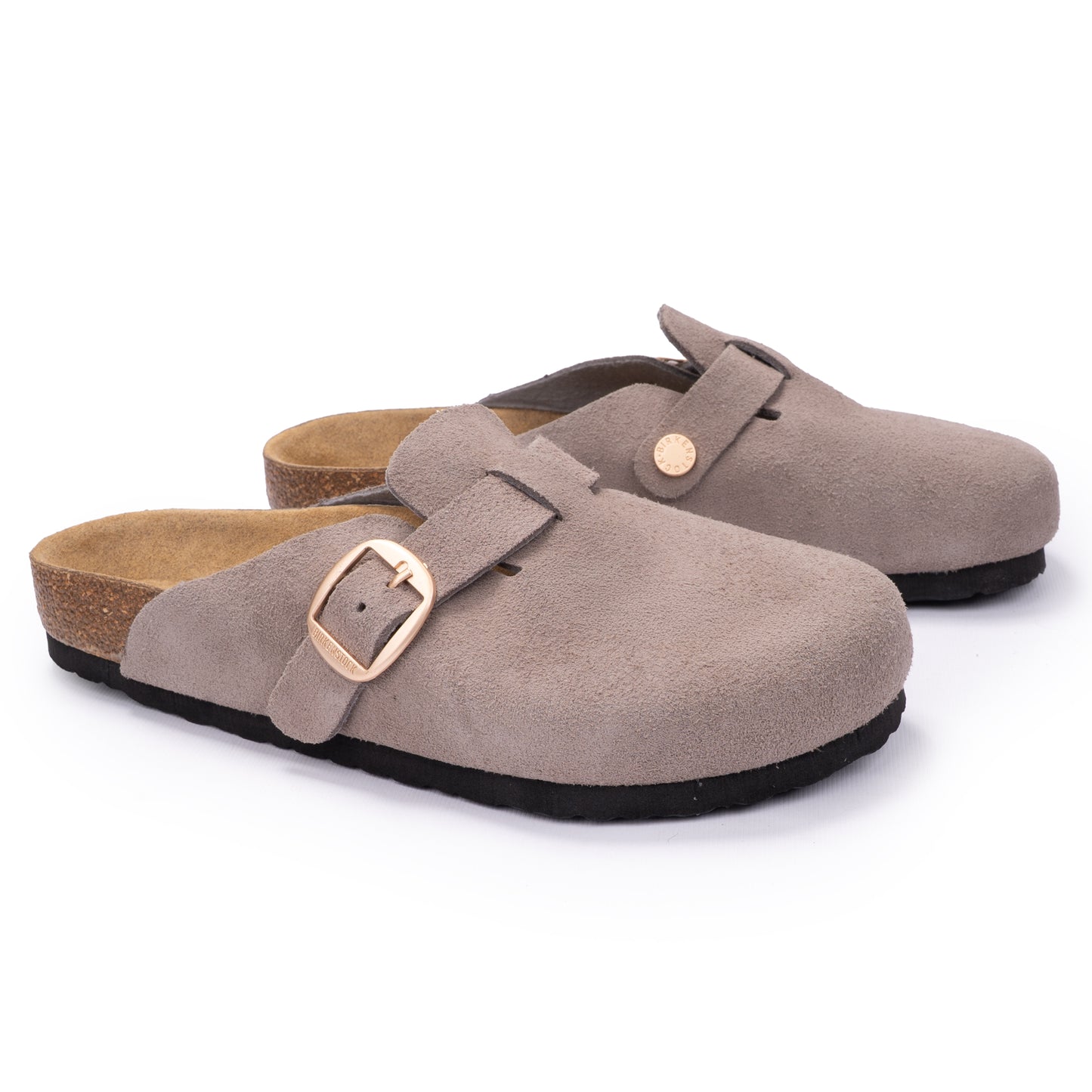 Birkenstock Boston Suede Classic Clogs