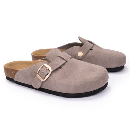 Birkenstock Boston Suede Classic Clogs