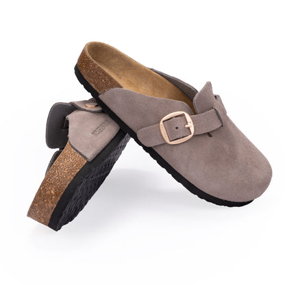 Birkenstock Boston Suede Classic Clogs