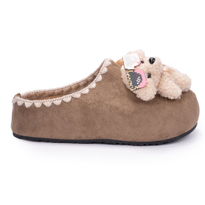 Teddy Bear Charm Mules