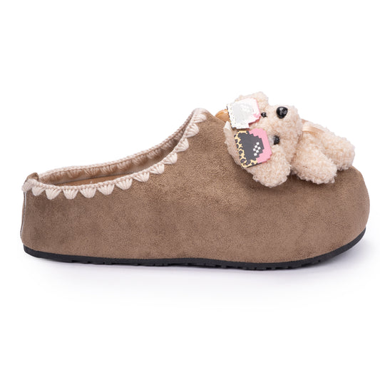 Teddy Bear Charm Mules