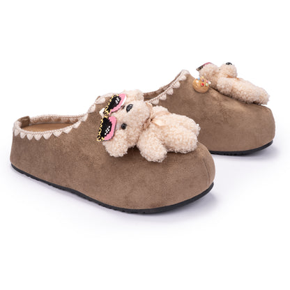 Teddy Bear Charm Mules