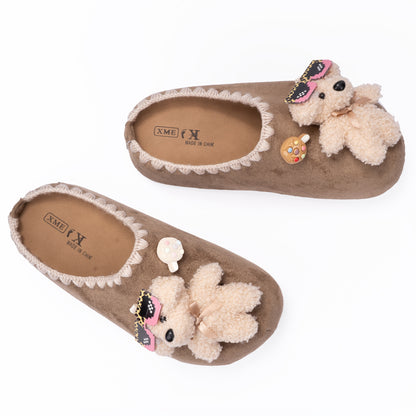 Teddy Bear Charm Mules