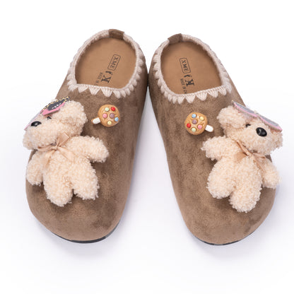 Teddy Bear Charm Mules