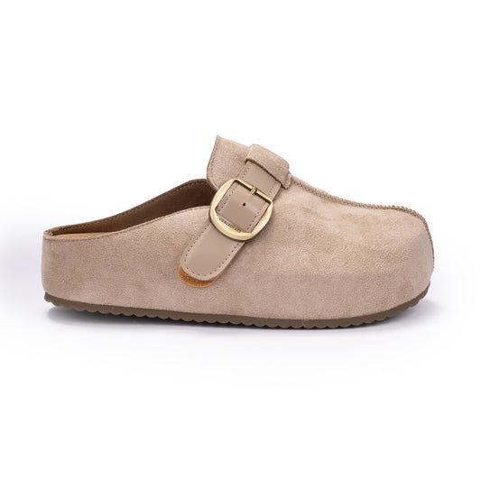 Suede Boston Clogs
