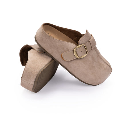 Suede Boston Clogs
