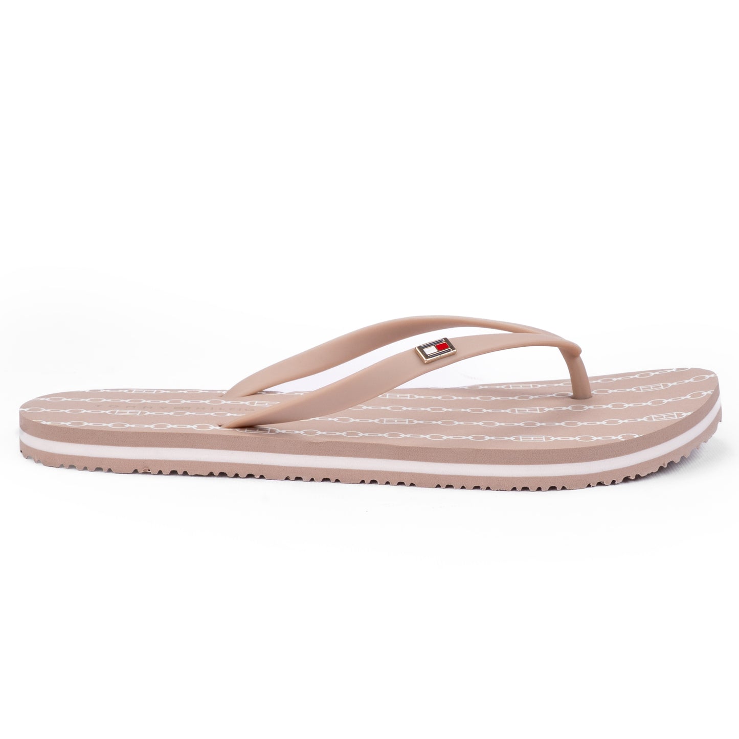 Tommy Hilfiger Monogram Chain Flip-Flops