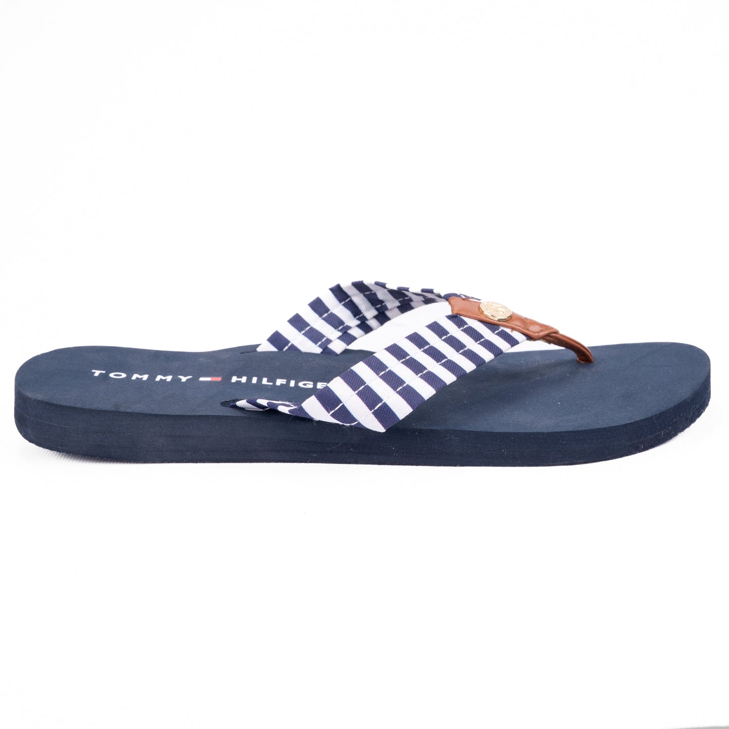 Tommy Hilfiger Striped Webbing Flip-Flops