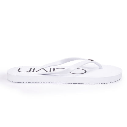 Calvin Klein Logo Print Flip-Flops