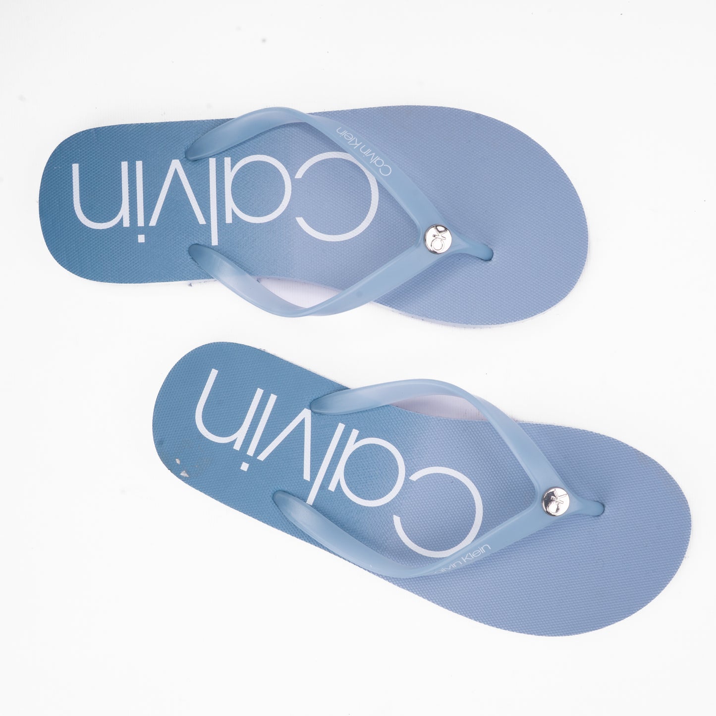 Calvin Klein Logo Print Flip-Flops