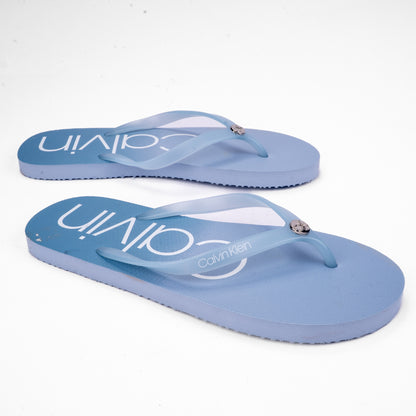 Calvin Klein Logo Print Flip-Flops