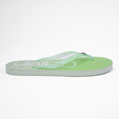 Calvin Klein Logo Print Flip-Flops