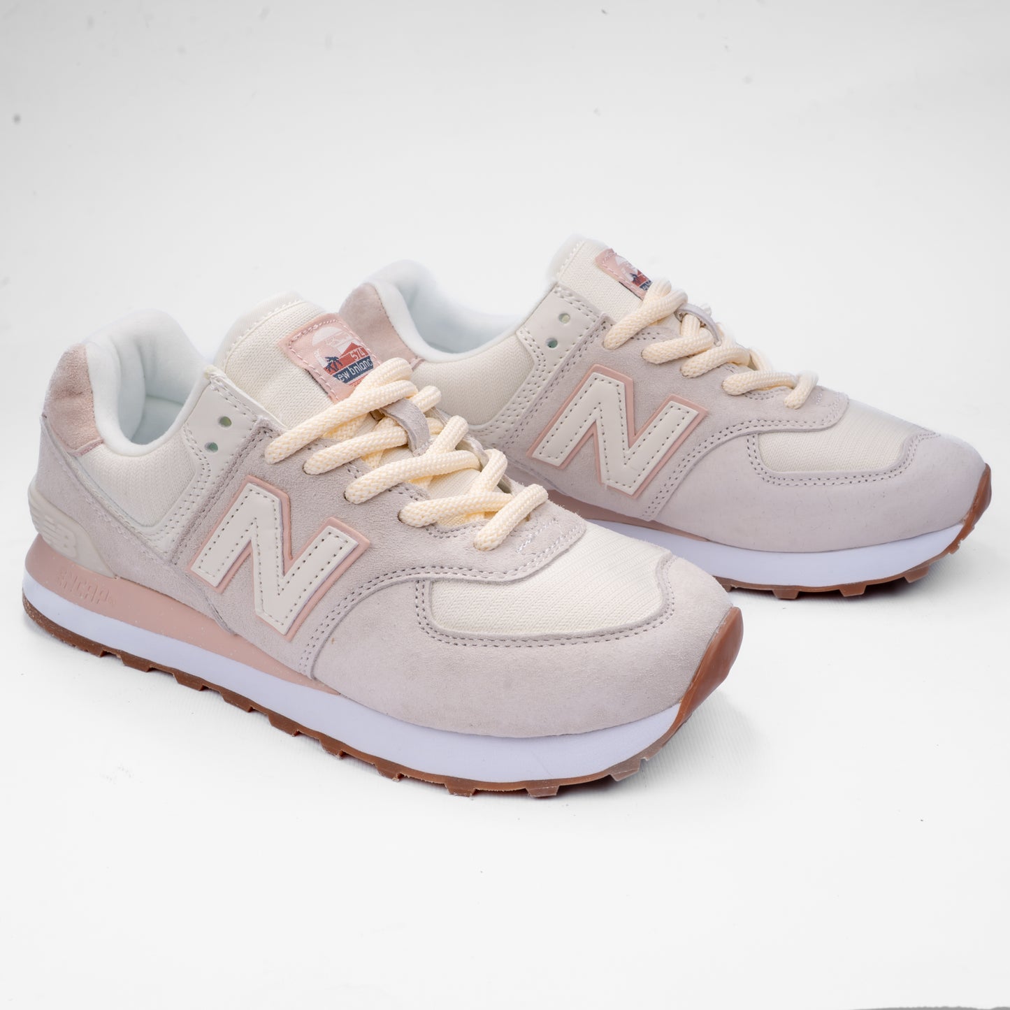 New Balance 574 Classic Suede Sneakers