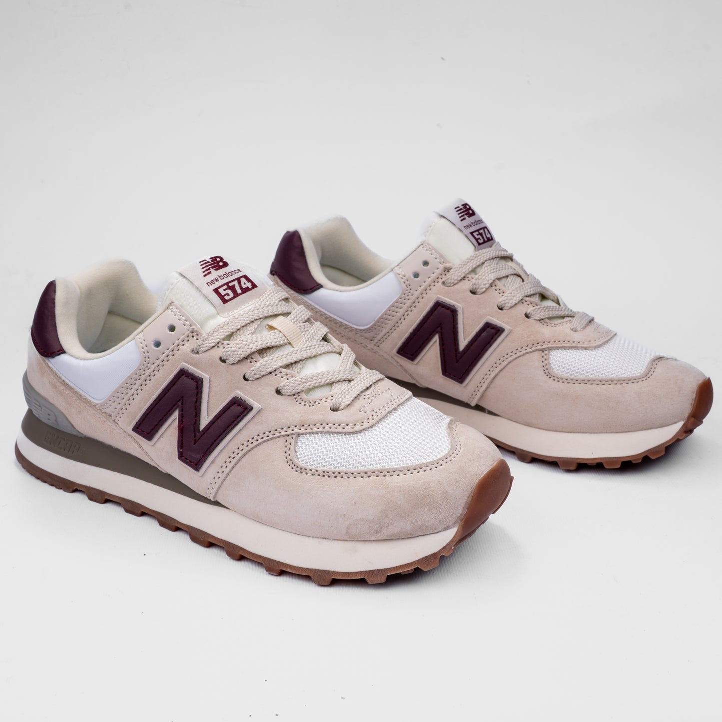 New Balance 574 Classic Suede Sneakers