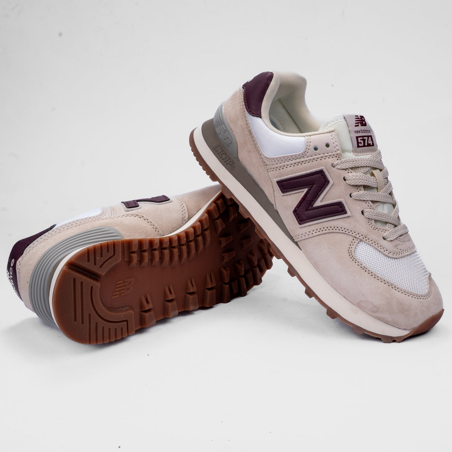 New Balance 574 Classic Suede Sneakers