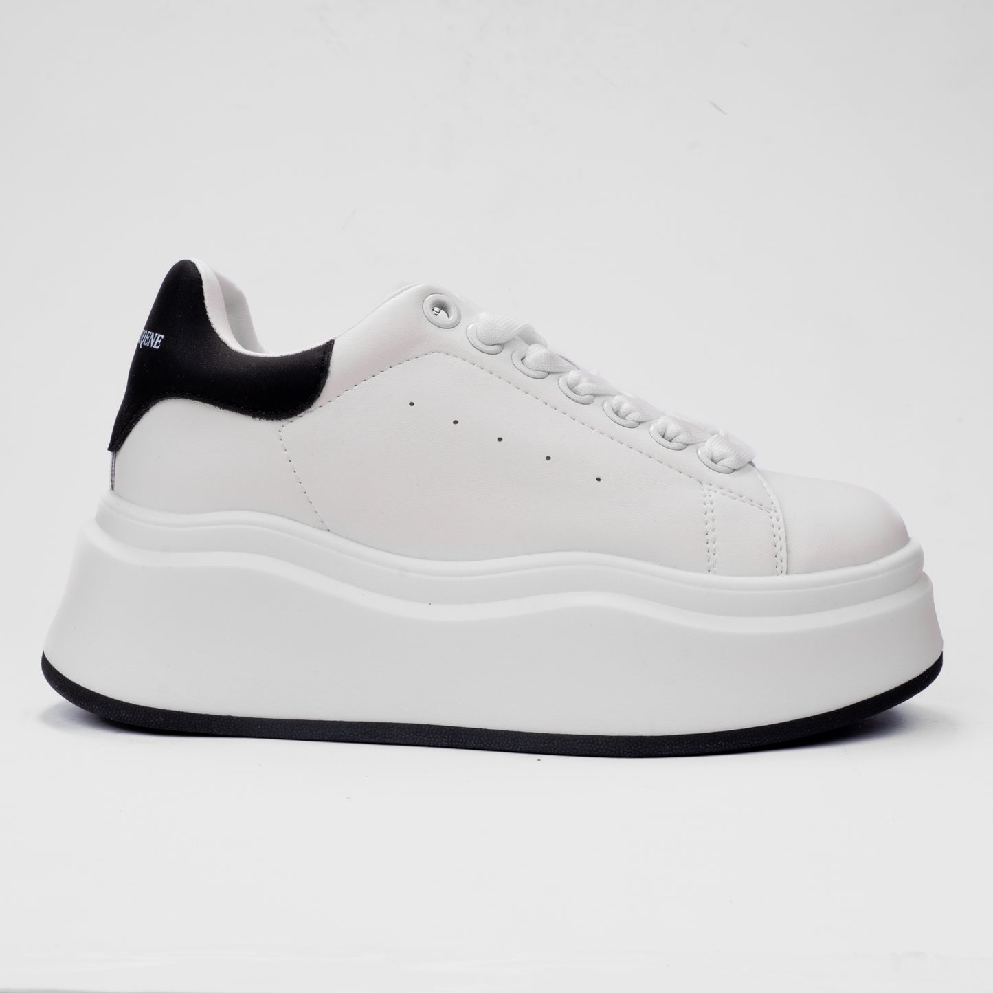 Canvas and Leather Blend 'Bear' Sole Sneakers