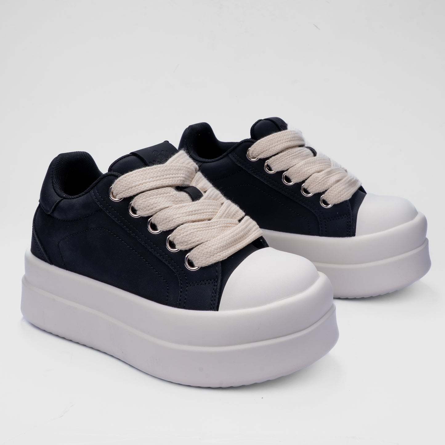 Mega Platform Lace-Up Sneakers