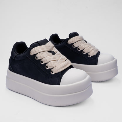 Mega Platform Lace-Up Sneakers