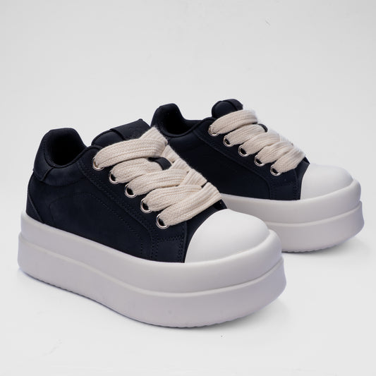 Mega Platform Lace-Up Sneakers