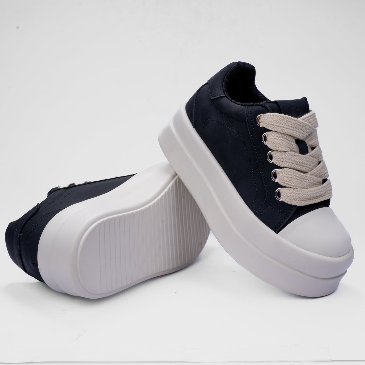 Mega Platform Lace-Up Sneakers