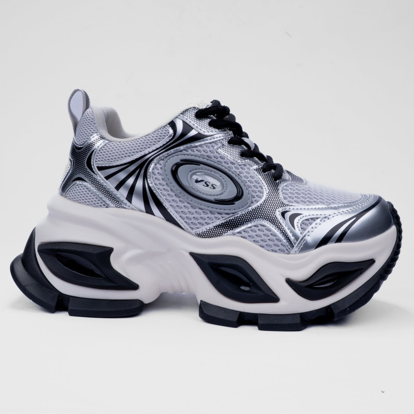 Metallic Chunky Sneakers